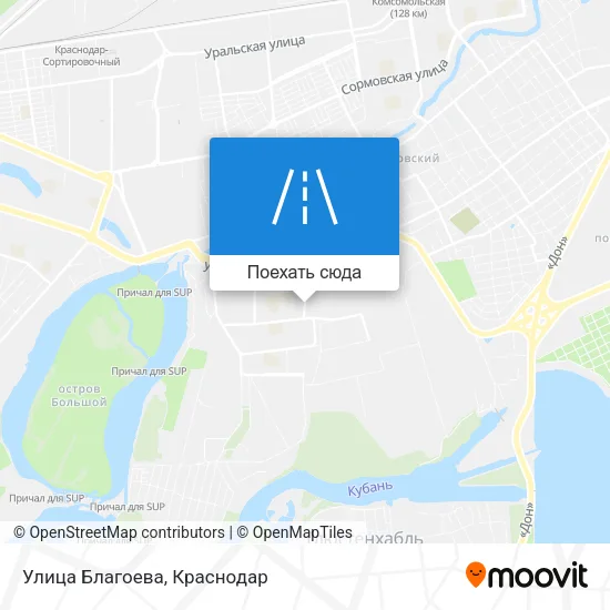 Карта Улица Благоева