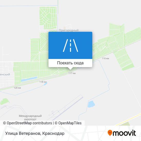 Карта Улица Ветеранов