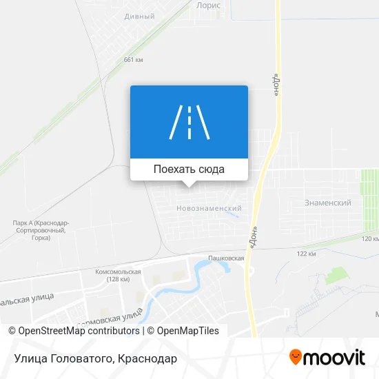 Карта Улица Головатого