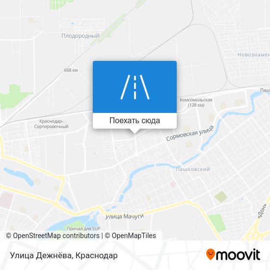 Карта Улица Дежнёва