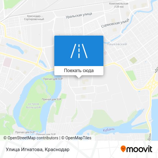 Карта Улица Игнатова