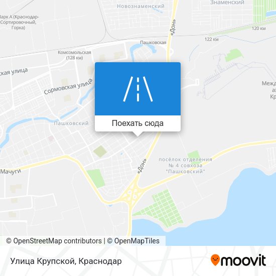 Карта Улица Крупской