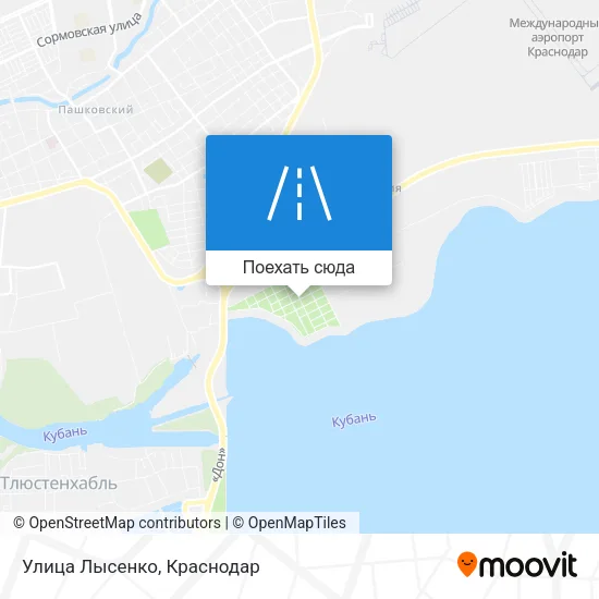 Карта Улица Лысенко