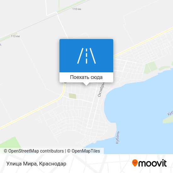 Карта Улица Мира