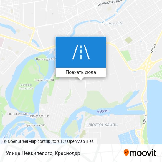 Карта Улица Невкипелого