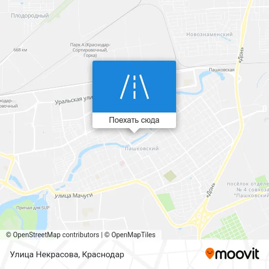 Карта Улица Некрасова