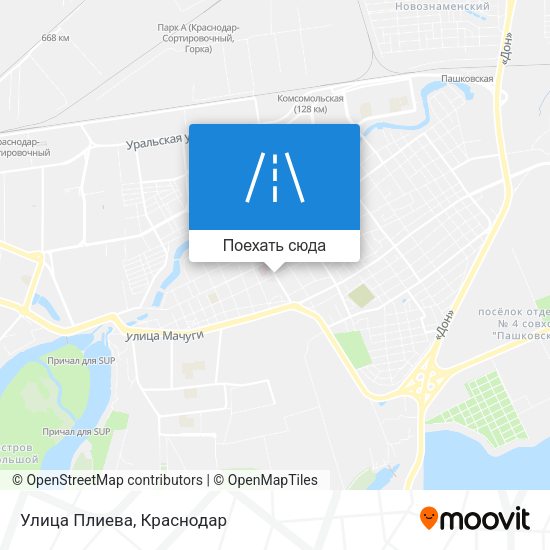 Карта Улица Плиева