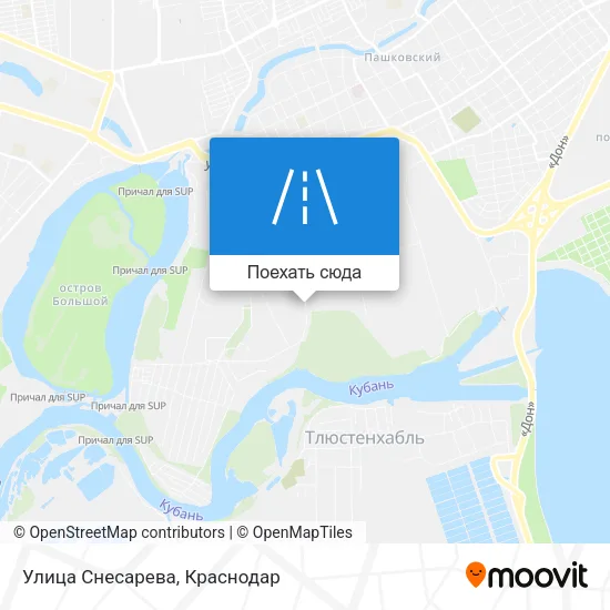 Карта Улица Снесарева