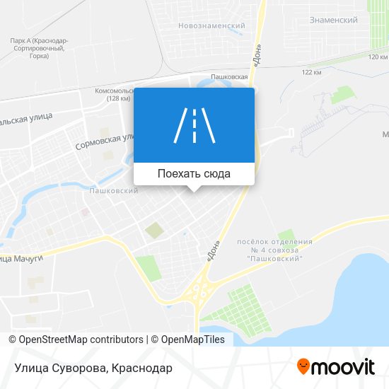 Карта Улица Суворова