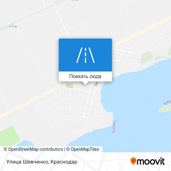 Карта Улица Шевченко