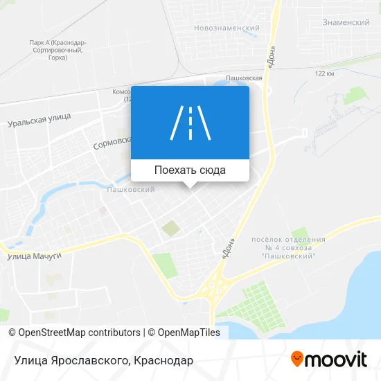 Карта Улица Ярославского