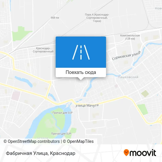 Карта Фабричная Улица