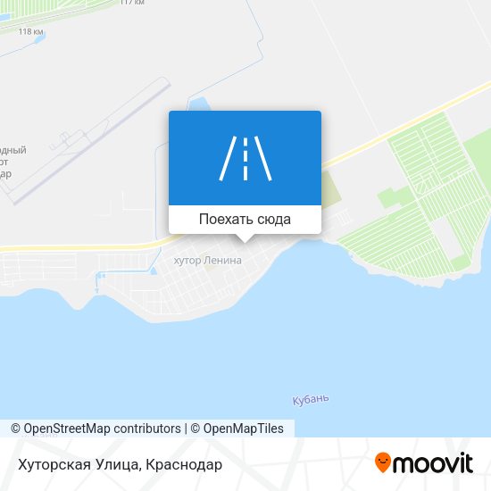 Карта Хуторская Улица