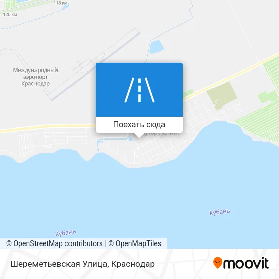 Карта Шереметьевская Улица