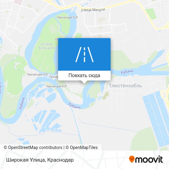 Карта Широкая Улица