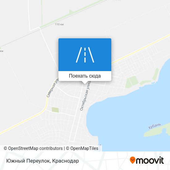 Карта Южный Переулок
