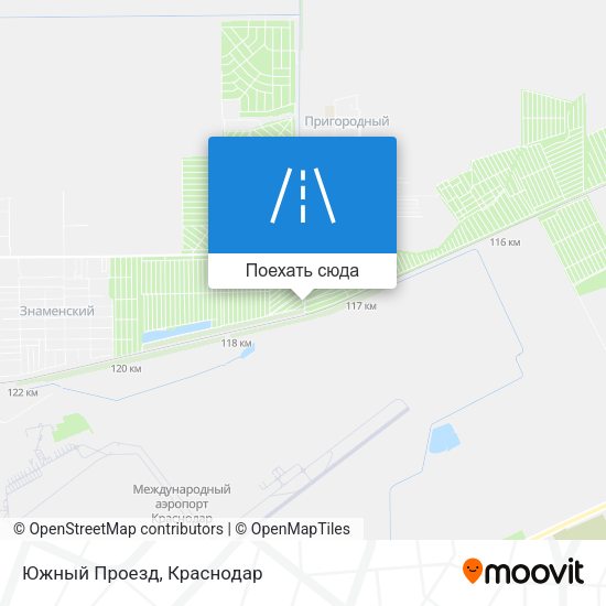 Карта Южный Проезд