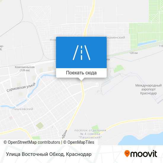 Карта Улица Восточный Обход