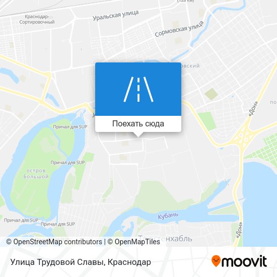 Карта Улица Трудовой Славы