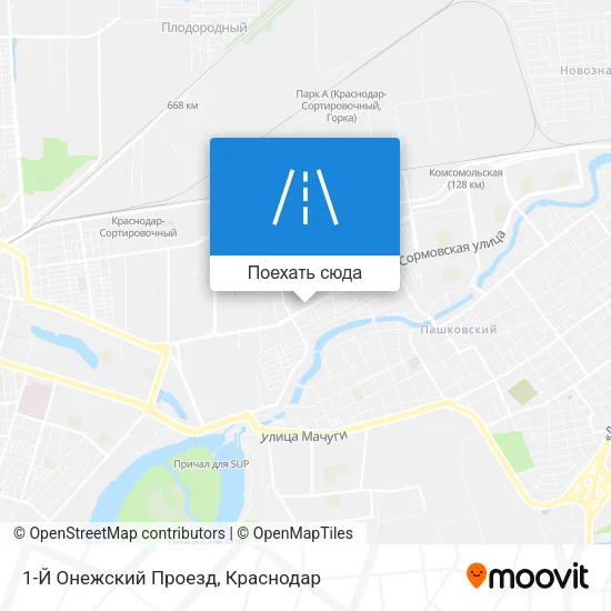 Карта 1-Й Онежский Проезд