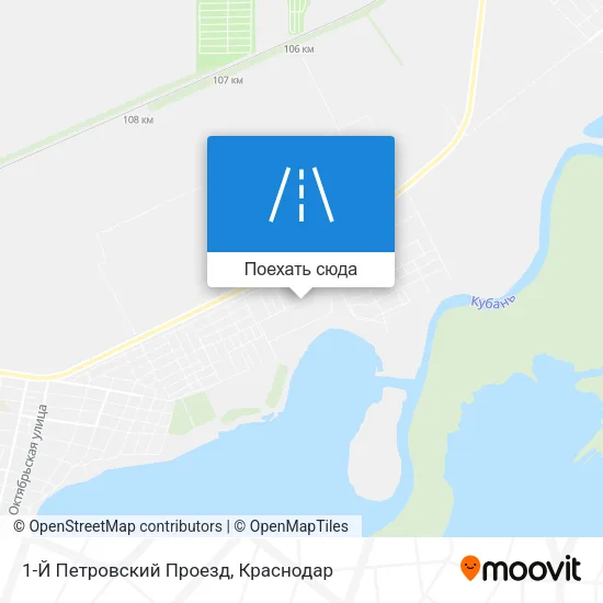 Карта 1-Й Петровский Проезд
