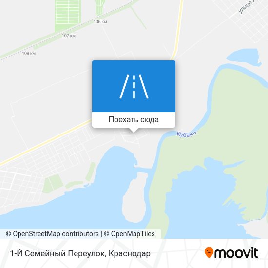 Карта 1-Й Семейный Переулок