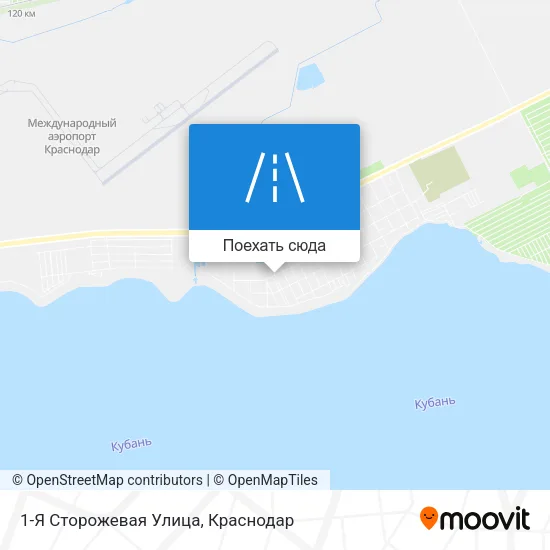 Карта 1-Я Сторожевая Улица