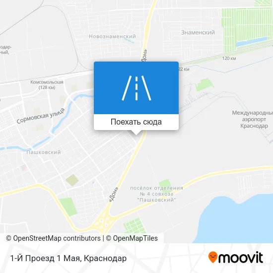 Карта 1-Й Проезд 1 Мая