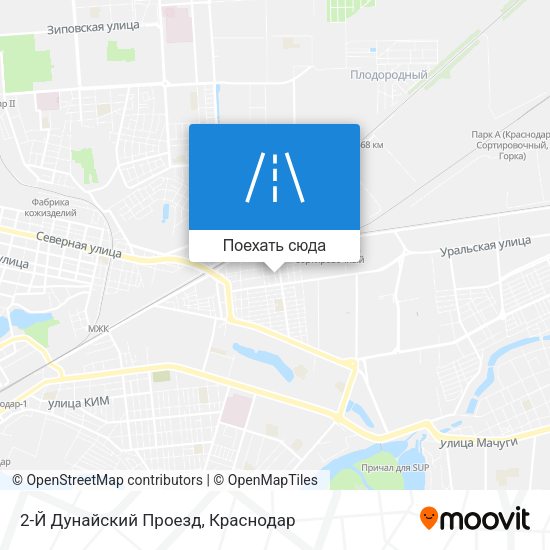 Карта 2-Й Дунайский Проезд