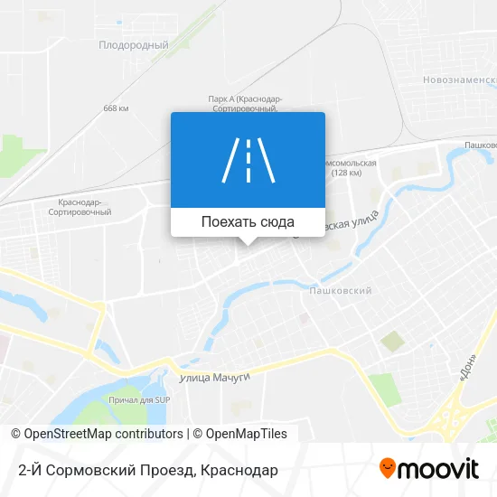 Карта 2-Й Сормовский Проезд