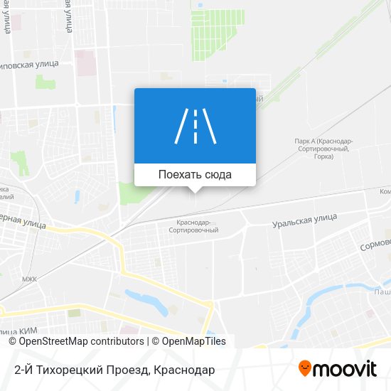 Карта 2-Й Тихорецкий Проезд