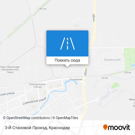 Карта 3-Й Становой Проезд