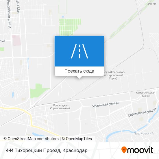 Карта 4-Й Тихорецкий Проезд
