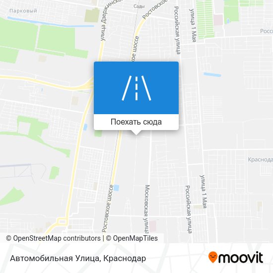 Карта Автомобильная Улица