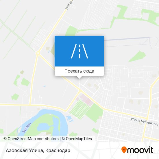 Карта Азовская Улица