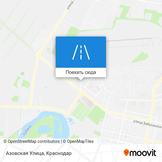 Карта Азовская Улица