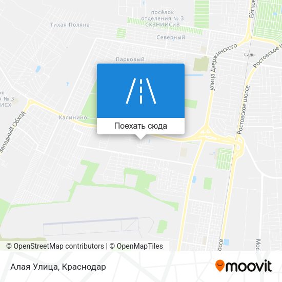 Карта Алая Улица