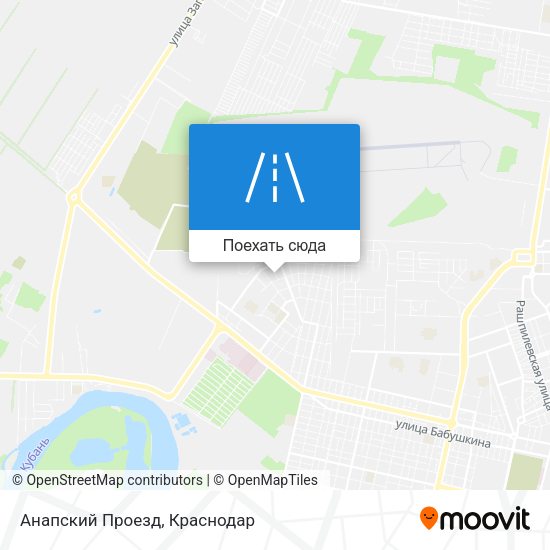 Карта Анапский Проезд