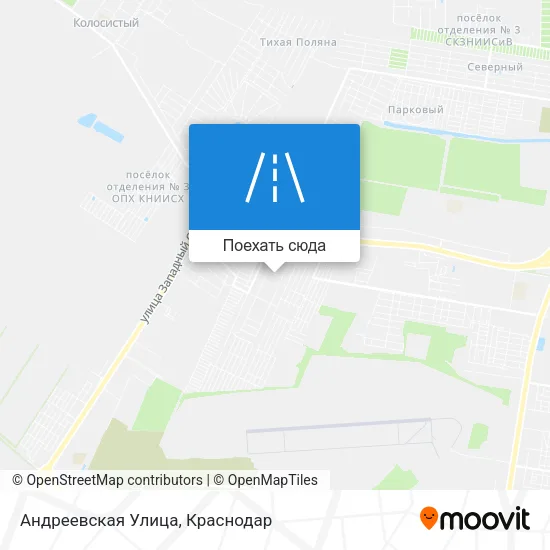 Карта Андреевская Улица