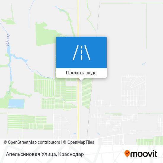 Карта Апельсиновая Улица