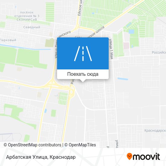 Карта Арбатская Улица