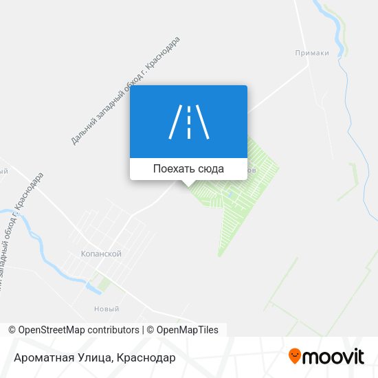 Карта Ароматная Улица