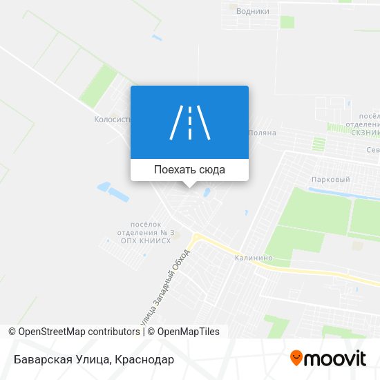 Карта Баварская Улица