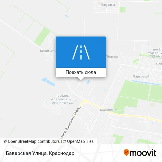 Карта Баварская Улица