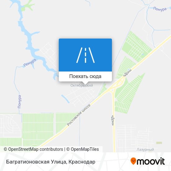 Карта Багратионовская Улица