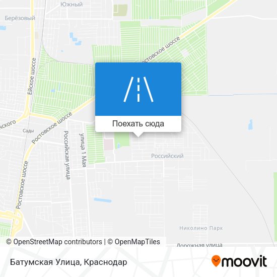 Карта Батумская Улица