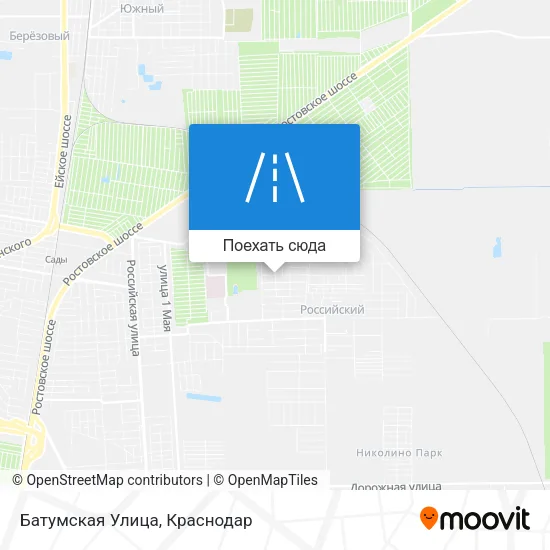 Карта Батумская Улица