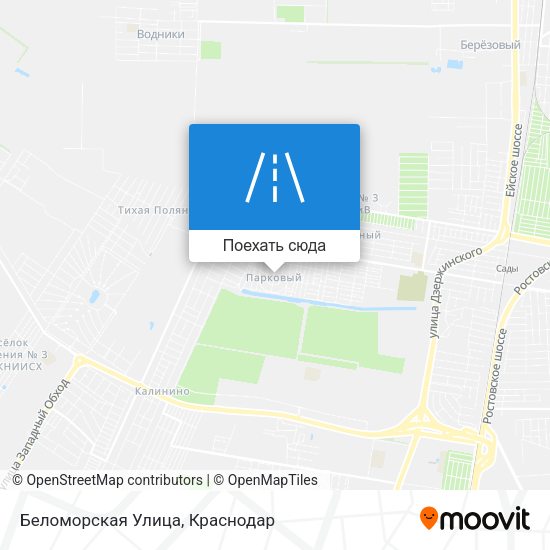 Карта Беломорская Улица