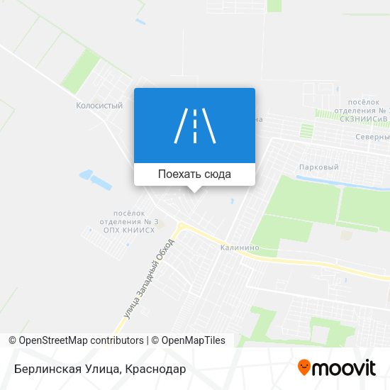 Карта Берлинская Улица