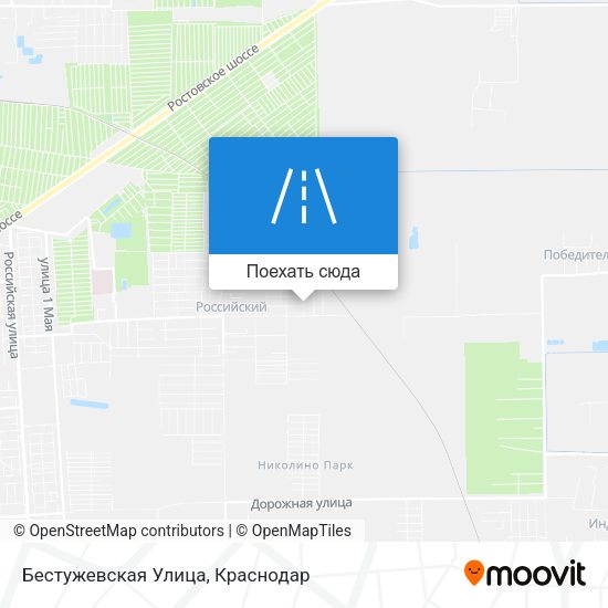 Карта Бестужевская Улица